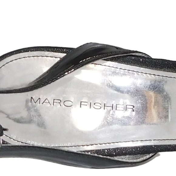 Marc Fisher "Braseli" Black Patent Leather Heel - Picture 9 of 10